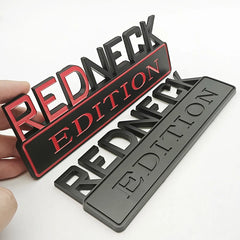 Universal Redneck Edition Emblem Badge | Ford F-150 / Silverado / RAM / Toyota / Jeep Trucks