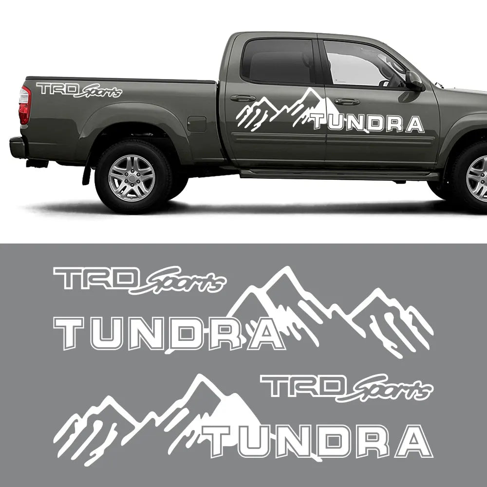 Body Side Door Decal for Toyota Tundra TRD / SR / SR5 / Limited / Platinum | 4-Piece Matte Vinyl Kit