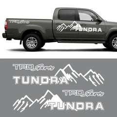 Body Side Door Decal for Toyota Tundra TRD / SR / SR5 / Limited / Platinum | 4-Piece Matte Vinyl Kit