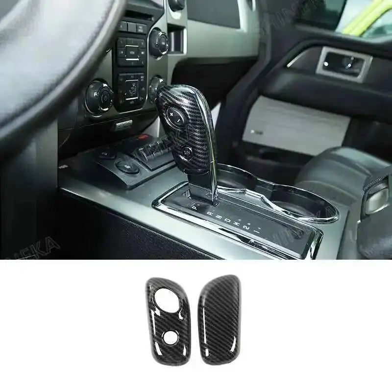 Carbon Fiber Grain Interior Decoration Cover Stickers for Ford F-150 | SHINEKA Color Change Kit