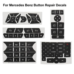 Window Button Repair Decal Sticker for Mercedes-Benz C-Class W204 / E-Class / A-Class / B-Class | Restore