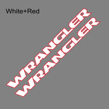 Load image into Gallery viewer, Jeep Wrangler Hood &amp; Door Vinyl Decal – Engine Cover Bonnet Sticker | JK, JL, TJ, YJ, Unlimited, Sahara | 13 Colors