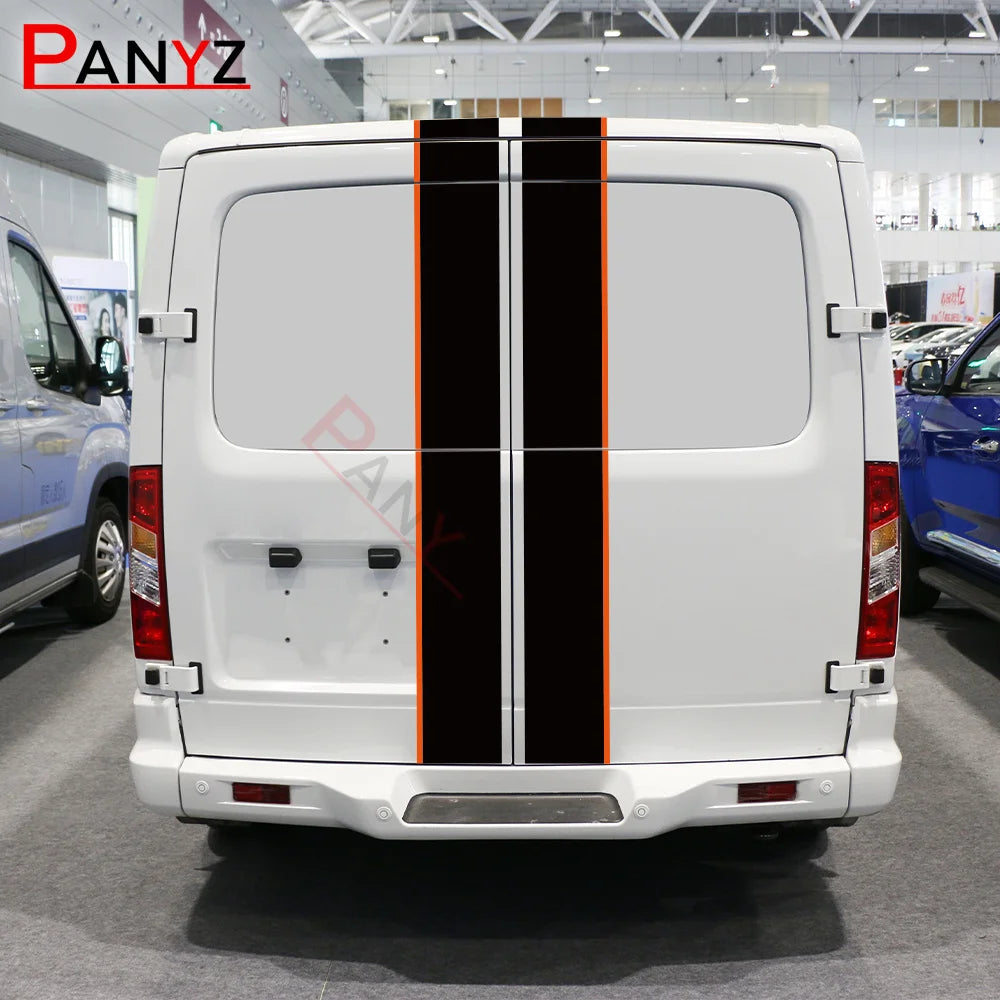 Hood & Rear Door Graphic Decal Kit for Ford Transit Connect | 4-Piece Full-Body Vinyl Sticker