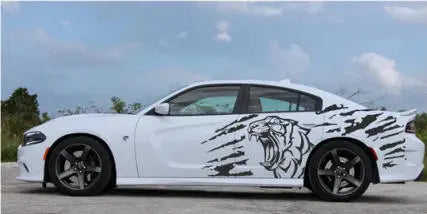 Car Vinyl sticker FOR Dodge Charger 2015-2025 body decoration sporty fashionable Decal modified accessories