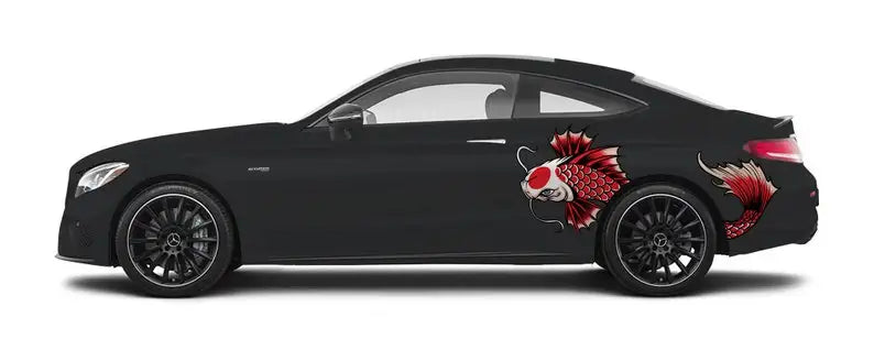 Limited Edition Koi Fish Car Decal Livery - 2-Piece Premium Vinyl Set