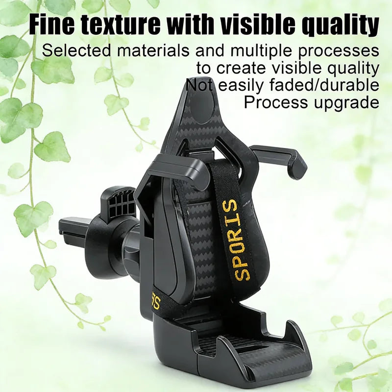 2025 Universal car phone holder creative automotive products racing seats phone holder hot selling fixed holder
