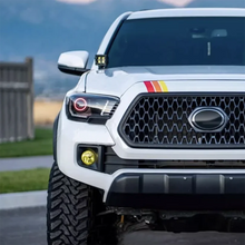 Load image into Gallery viewer, Retro Tri-Color Sunset Stripe Decal for Toyota 4Runner (2009–2024) | Fender, Hood, Trunk &amp; Grille Vinyl