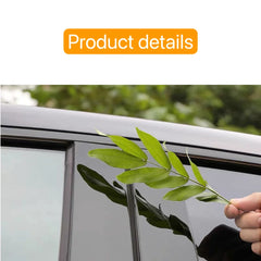 6PCS Gloss Black  Pillar Posts Silver Carbon Fit For BMW E46 4-door sedan1998-2005 Window Decor Door Side Mouliding Trim Cover