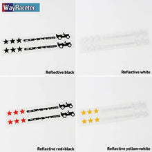 Cargar imagen en el visor de la galería, Jeep Compass Willy Edition Star Decal Kit – Reflective Vinyl | Hood, Trunk &amp; Door Pillar (2 Pcs)