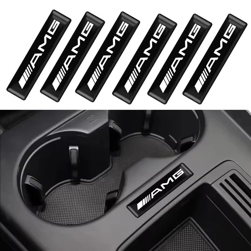 3D Epoxy Interior & Exterior Decoration Sticker for Mercedes-Benz AMG A/B/C/E/G-Class | AMG Badge