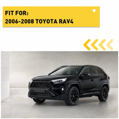 Front Bumper Tow Hook Cover for Toyota RAV4 (2006–2008) | 2-Piece