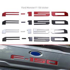 Ford F-150 Rear Trunk Modified Logo Badge | F-150 Beast Pickup Truck Emblem Replacement