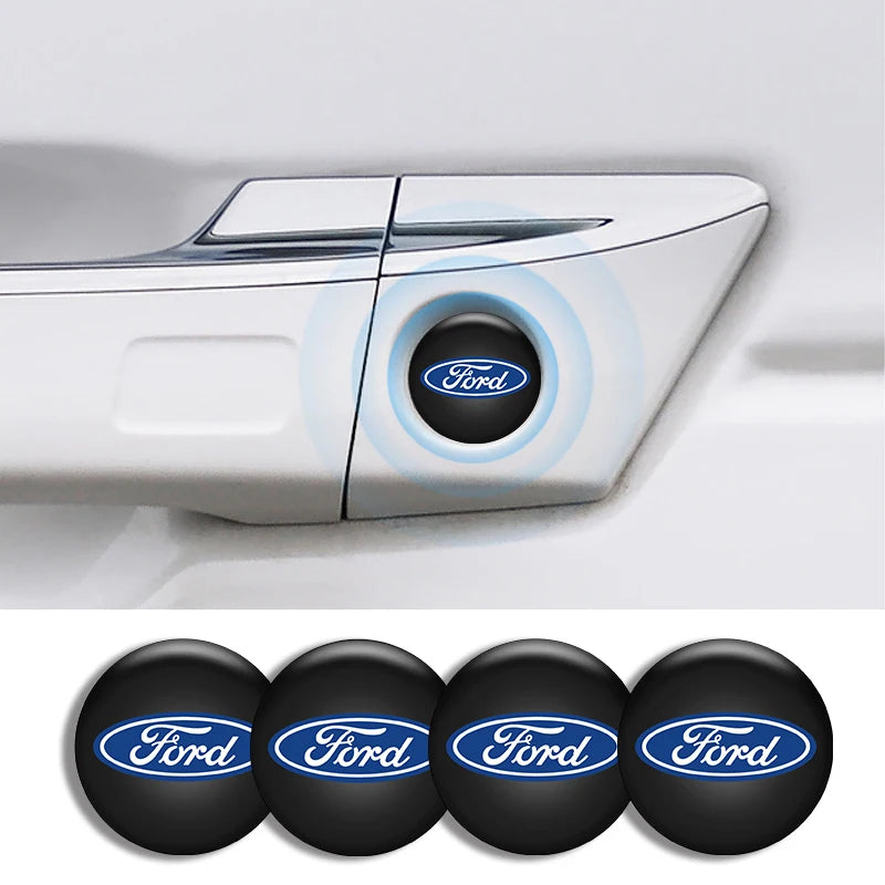 20mm Car Lock Keyhole Dustproof Decal Stickers for Ford Mustang / Bronco / Fiesta / Focus | 4-Piece