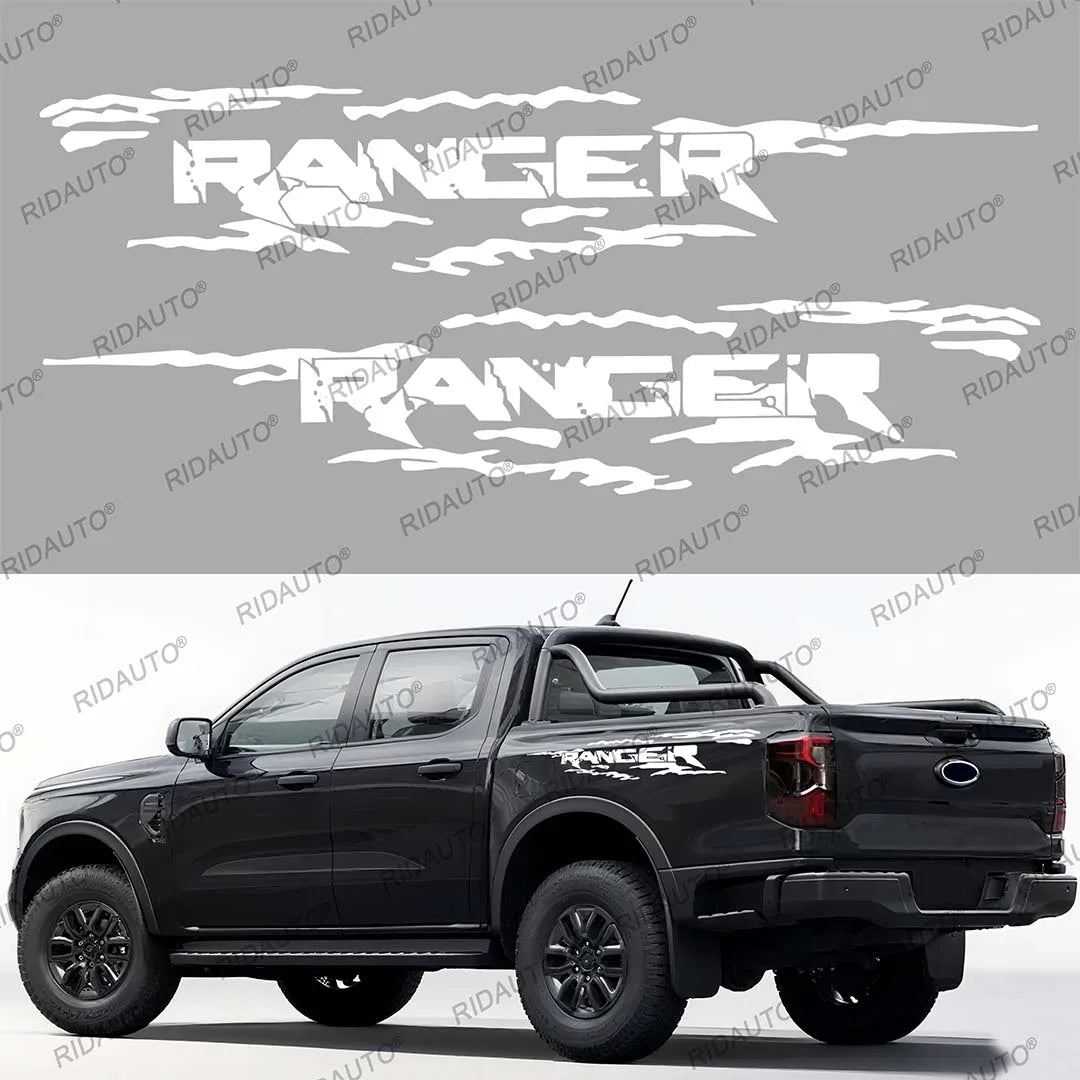 Door Side Sticker for Ford Ranger Raptor / XLT / XL / Lariat T6-T9 (2012-2025+) | Vinyl Decal