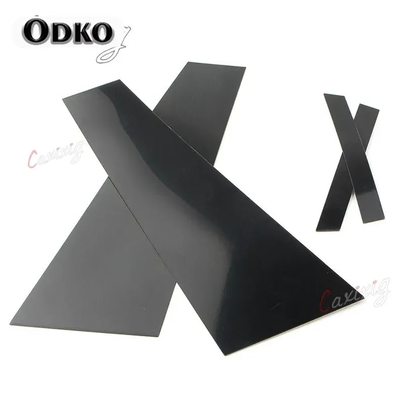 For Mercedes CLS C219 2006-2011 Car Pillar Posts Door Window Trim Cover Panel Stickers Styling Accessories Exterior Parts
