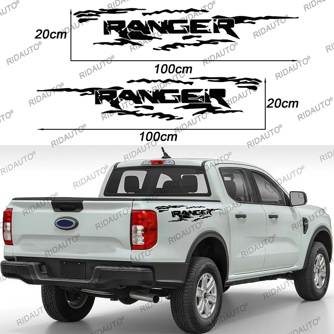 Door Side Sticker for Ford Ranger Raptor / XLT / XL / Lariat T6-T9 (2012-2025+) | Vinyl Decal