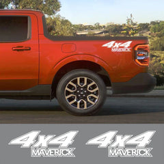 4x4 Rear Bed Side Decal for Ford Maverick XL / XLT / Lariat (2022) | Vinyl Truck Sticker