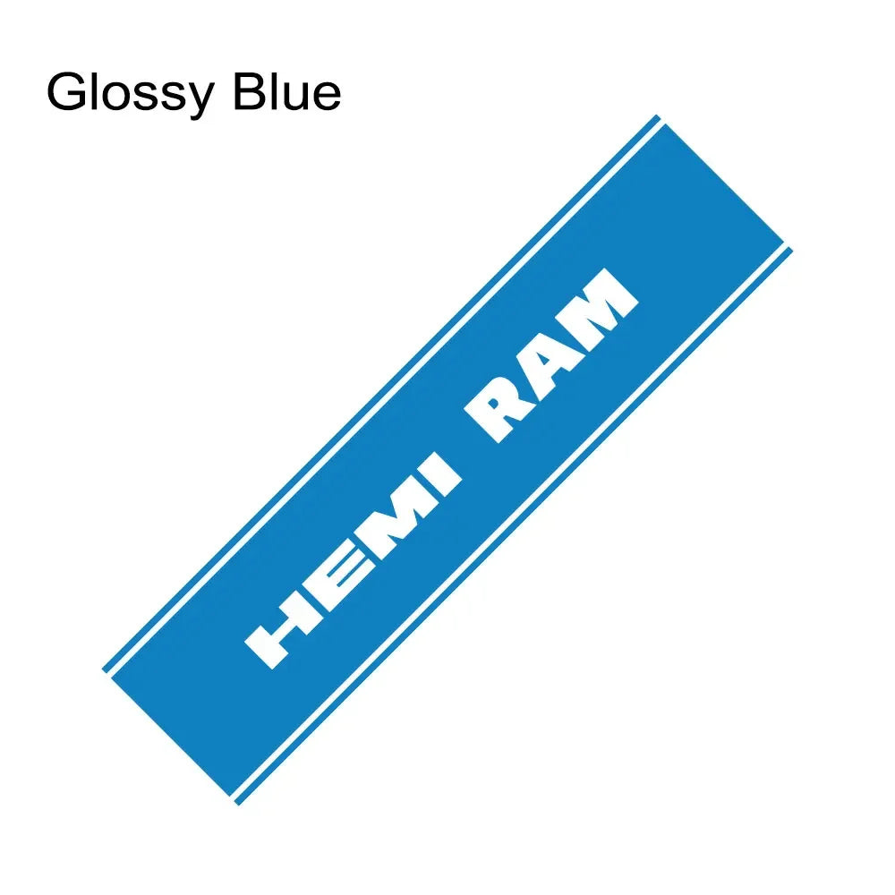 Rear Tailgate Custom Letter Decal for Dodge RAM 1500 / 2500 HEMI Rebel | 12-Color Vinyl Truck Sticker