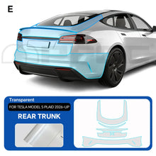 Cargar imagen en el visor de la galería, Precut PPF for Tesla Model S Plaid (2026+) | 9-Mil TPU Paint Protection Film Clear Bra