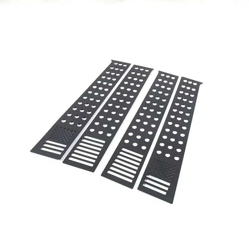 Aluminum Alloy Black B-Pillar Cover Trim for Ford Ranger Wildtrak T7/T8 (2015–2021) | Window Column