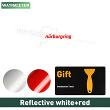 Cargar imagen en el visor de la galería, Edition 1 AMG A45 S Nürburgring Reflective Sticker | Wayraceter Window / Trunk Decal
