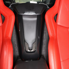Carbon Fiber Texture ABS Middle Seat Charging Port Cover for Corvette C8 | Suetlcoity