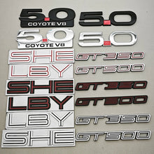Load image into Gallery viewer, 3D Metal GT350 / Shelby / 5.0 Fender &amp; Trunk Badge | Ford Mustang Emblem Sticker