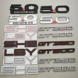 3D Metal GT350 / Shelby / 5.0 Fender & Trunk Badge | Ford Mustang Emblem Sticker