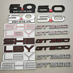 3D Metal GT350 / Shelby / 5.0 Fender & Trunk Badge | Ford Mustang Emblem Sticker