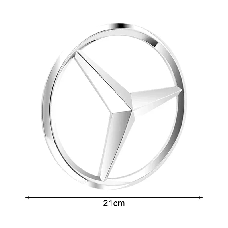 Large Front Grille Badge Decal 18.8cm / 21cm for Mercedes-Benz GLA / GLB / GLS / AMG | MERCEDES-BENZ