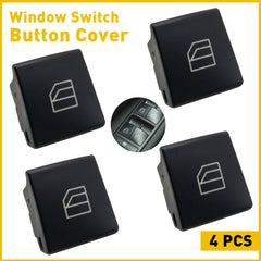 Window Switch Button Cover Cap for Mercedes-Benz W204/W212/W463 | 4-Piece
