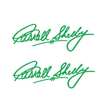 Load image into Gallery viewer, Carroll Shelby Interior &amp; Window Vinyl Decal for Ford Mustang | 2-Piece Sticker