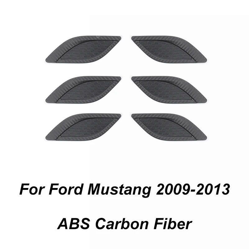 Carbon Fiber Grain Interior & Exterior Decoration Sticker for Ford Mustang (2009-2014) | Kit