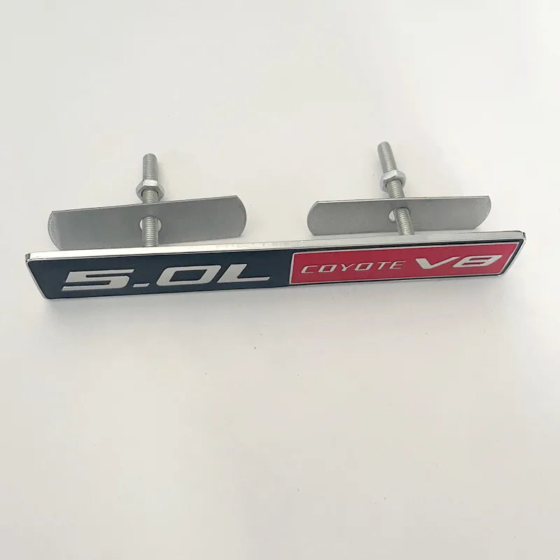 3D Metal 5.0 COYOTE V8 Rear Trunk / Fender Emblem Badge Sticker | Ford Car Accessory