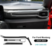 Load image into Gallery viewer, Real Soft Carbon Fiber Interior Trim for Ford Mustang GT / Dark Horse / EcoBoost (2024-2025)
