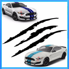 Ghost Claw Hood Vinyl Sticker | Creative Reflective Modification Decal for Cars