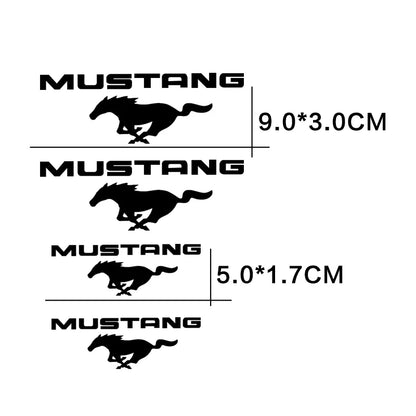 Ford Mustang Brake Caliper Decals – Heat-Resistant High Temp Vinyl (4 Pcs)