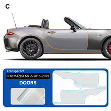 Load image into Gallery viewer, Precut PPF for Mazda MX-5 Miata (2016–2023) | 9-Mil TPU Paint Protection Film Clear Bra
