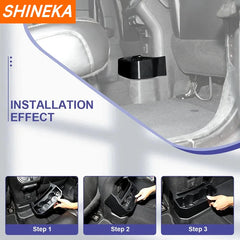 Rear Seat Cup Holder Mount & Storage Box Organizer for Jeep Wrangler | Shineka ISO9001 ABS