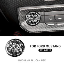 Load image into Gallery viewer, Real Hard Carbon Fiber Interior Trim for Ford Mustang GT (2024-2025) | LHD &amp; RHD