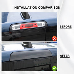 BAWA Car High Brake Light Decoration Cover Frame Trim For Dodge RAM 1500 2010-2017 2018+ Car Protection Accessories
