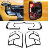 Headlight Cover Trim Front Lamp Strip for Ford Ranger T9 (2023–2024) | Matte Black ISO9001