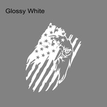 Cargar imagen en el visor de la galería, American Bald Eagle Flag Tailgate Decal – Pickup Truck Vinyl Sticker | Ford F-150, Tacoma, Hilux, D-Max, Dodge Ram