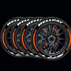 SRT 3D Rubber Permanent Tire Lettering Sticker | Universal Wheel Tuning