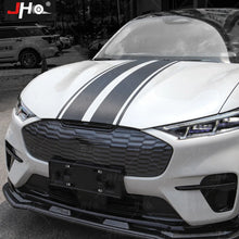 Load image into Gallery viewer, Ford Mustang Mach-E Hood &amp; Body Stripe Decal Kit – 3D Carbon Fiber Vinyl (2021–2023)