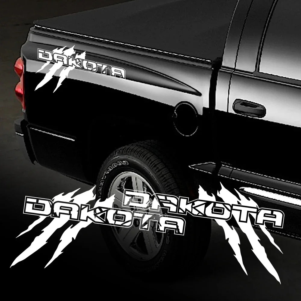 Claw Style Truck Bed Side Decal | Universal Pickup Body Vinyl Graphic