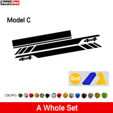 Load image into Gallery viewer, 4x4 Hood &amp; Door Side Stripe Decal Kit for Ford Bronco Sport | Full Body Vinyl Tuning Graphics