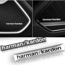 Cargar imagen en el visor de la galería, Harman Kardon 3D Aluminum Sticker Decal for Mercedes-Benz / BMW / Land Rover / Volvo | Speaker Badge