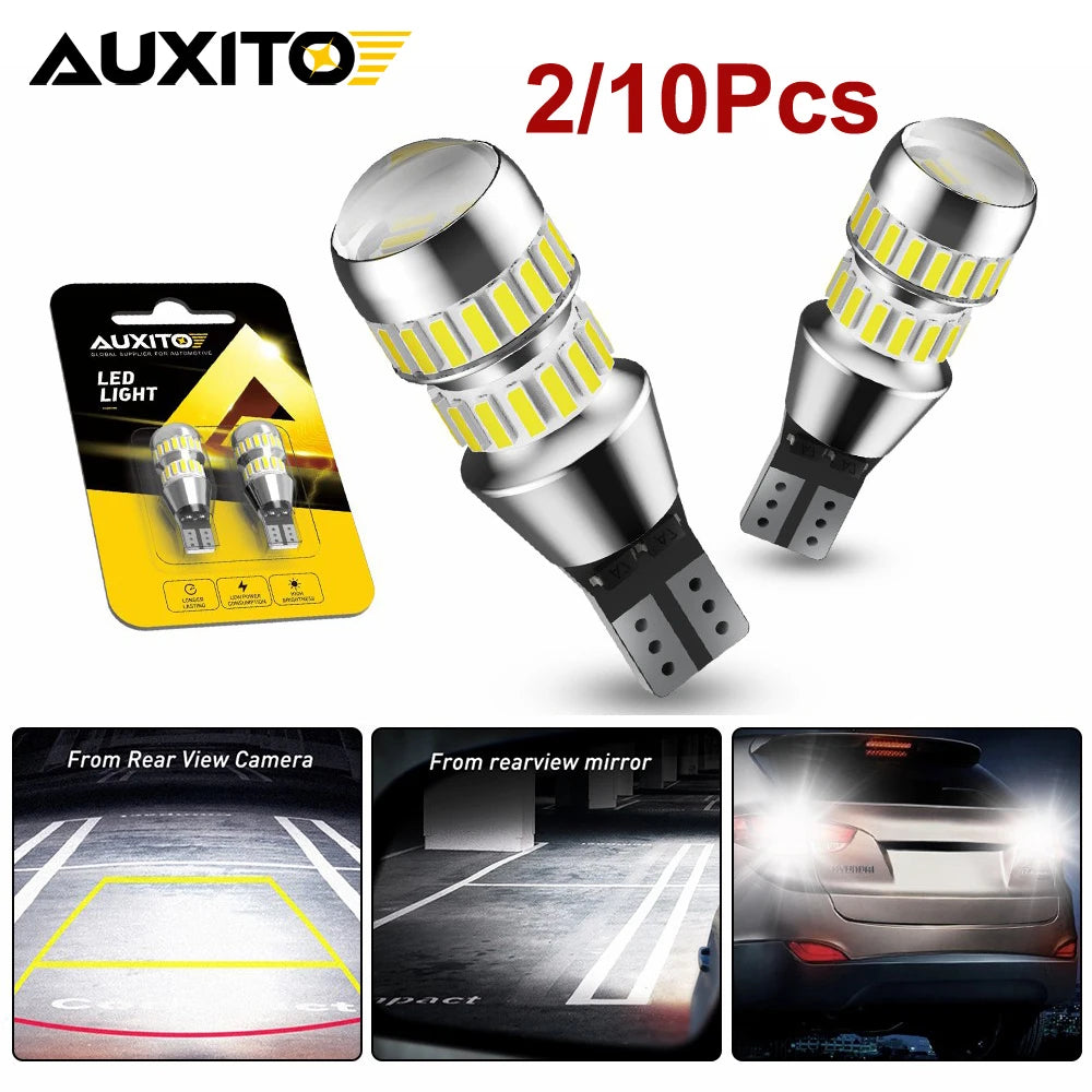AUXITO T15 W16W 2000LM Canbus LED Bulb | 912 921 Backup Reverse Light