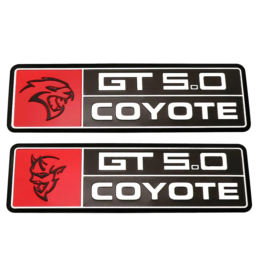 Alloy GT350 / GT500 Logo Trunk & Body Badge | Ford Shelby Mustang Emblem Sticker